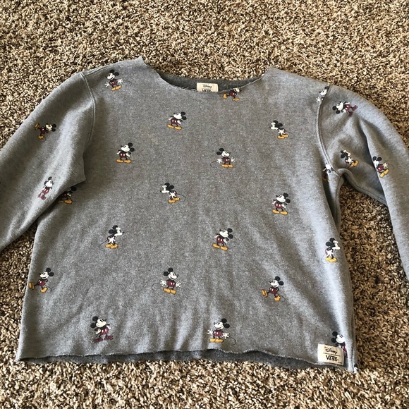 Vans Mickey Mouse Cropped Hoodie - Picture 1 of 3